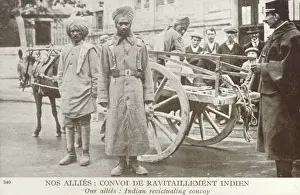 Reinforcements Prints: Our Allies - Convoy of Indian Reinforcements