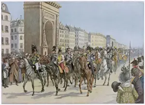 Pari Prints: Allies Enter Paris 1814