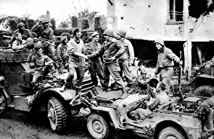 Mark Collection: The Allies meet at the closing of the Falaise Pocket, Fran