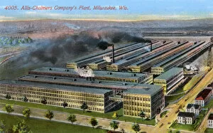 Manufacturers Gallery: Allis-Chalmers Company plant, Milwaukee, Wisconsin, USA
