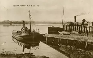Alloa Ferry over the River Forth, Scotland