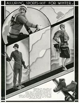 Alluring Gallery: Alluring sports-kit for the winter 1929