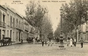 Paseo Collection: Almeria, Spain - Paseo del Principe Alfonso