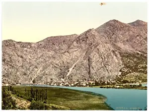 Dalmatia Prints: Almissa, general view, Dalmatia, Austro-Hungary