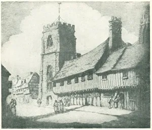 Ruby Prints: Almshouses, Stratford-On-Avon