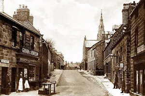 Alnmouth Prints: Alnmouth Main Street early 1900s