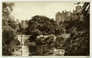 Northumberland Prints: Alnwick, Northumberland - Castle from The Dairy Grounds