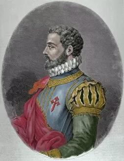 Araucana Gallery: Alonso de Ercilla (1533-1594). Spanish nobleman, soldier