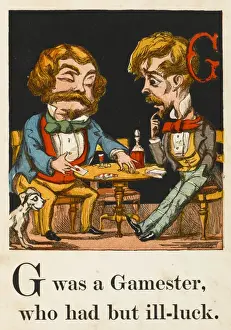 Alphabets Prints: Alphabet / G for Gamester