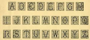 Images Dated 5th January 2017: Alphabet initials A-Z