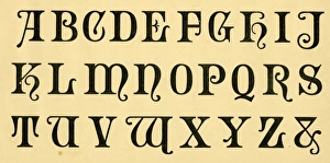 Images Dated 5th January 2017: Alphabet initials, upper case A-Z
