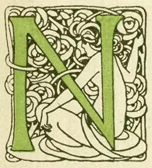 Larcombe Prints: Alphabet -- Letter N