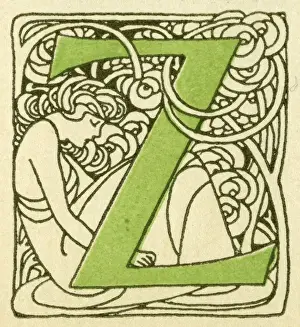 Larcombe Prints: Alphabet -- Letter Z