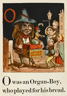Alphabets Prints: Alphabet / O for Organ-Boy
