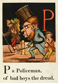 Satire Prints: Alphabet / P for Policeman