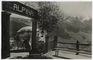 Alpina Gallery: Alpina restaurant and bar, Champex, Valais, Switzerland