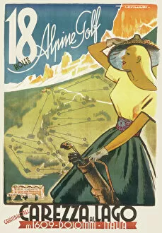 Golf Collection: Alpine Golf poster