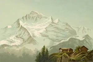 Jungfrau Prints: Alps / Jungfrau 1885