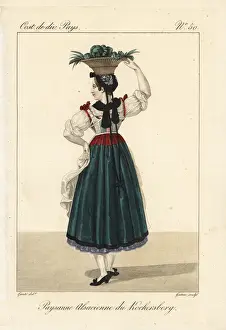 Alsatian peasant woman of Kochersberg, 19th century