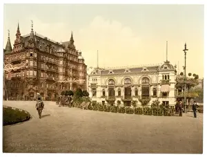 Alster Prints: Alster Pavillion and Hotel Hamburg, Hamburg, Germany