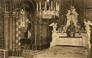 Candles Gallery: Altar, Basilica of the Holy Blood, Bruges, Belgium