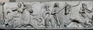 Altar of Domitius Ahenobarbus. Wedding of Poseidon and Amphi
