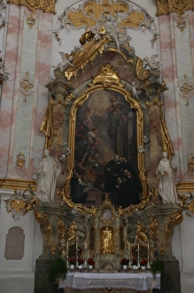 Images Dated 28th June 2010: Side altar, Ettal Monastery, Upper Bavaria, Germany