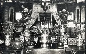 Nov18 Prints: Altar in Snake Temple at Sungai Kluang, Penang, Malaysia