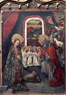 Convent Prints: Altarpiece of the Epiphany by Joan Reixach (active 1430-1484