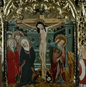 Altarpiece Gallery: Altarpiece by Juan de Levi, 1401-1408. Gothic. Crucifixion