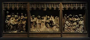 Catharijneconvent Collection: Altarpiece of Saint Lambert. Utrecht, 1470-1480. Clay