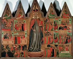 Altarpiece Gallery: Altarpiece of Saint Quiteria, 1332, by Joan Loert. Spain