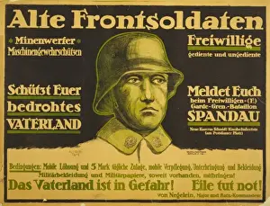 Vaterland Prints: Alte Frontsoldaten... Das Vaterland is in Gefahr! Eile tut