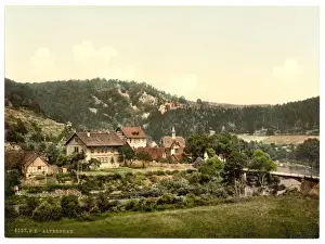 Hartz Prints: Altenbrak from the west, Hartz, Germany