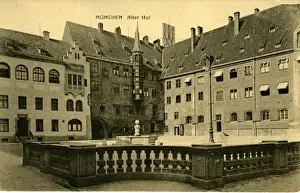 Bavaria Prints: Alter Hof - Old Court, M - Munich, Bavaria Alter Hof - Old Court, M&#x2e8e896e- Munich