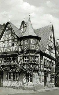 Palatinate Prints: Altes Haus, a restaurant on Oberstrasse in Bacharach