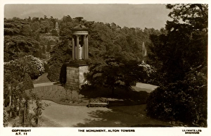 Images Dated 24th March 2016: Alton Towers, England - the monument to Earl Charles