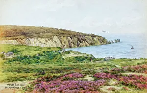 Alum Bay, from Headon Hill, Isle of Wight