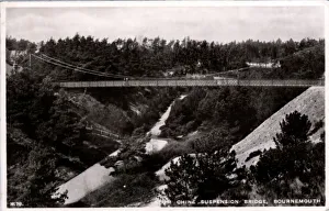 Alum Gallery: Alum Chine Suspension Bridge, Bournemouth, Dorset