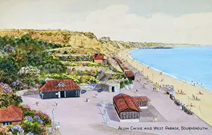 Chine Prints: Alum Chine and West Parade, Bournemouth, Dorset