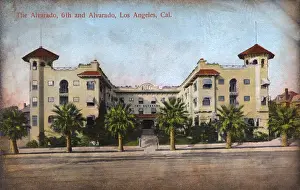 Symmetrical Prints: Alvarado Hotel, Los Angeles, California, USA