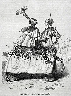 Luna Prints: Alvaro de Luna (1390-1435) wearing battle uniform
