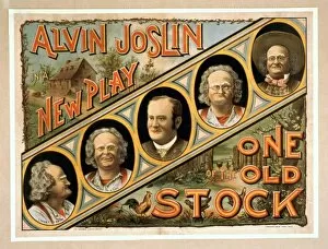 Alvin Gallery: Alvin Joslin in a new play One of the old stock