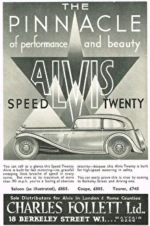 Twenty Prints: Alvis Speed Twenty Car