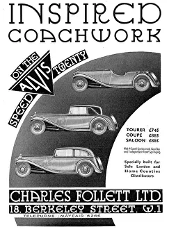 Twenty Prints: Alvis Speed Twenty - Inspired Coachwork