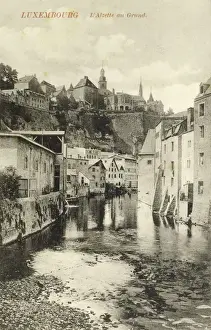 Alzette River, Grund, Luxembourg