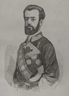 Francia Prints: Amadeo I of Spain (1845-1890). King of Spain