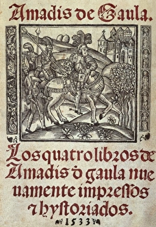 Biblioteca Gallery: Amadis de Gaula (Amadis of Gaul). Chivalric romance