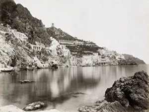 Amalfi from the sea, Italy