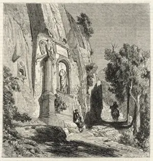 Homer Prints: Amasya Rock-Cut Tomb